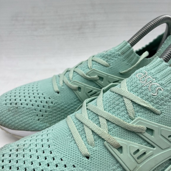 Asics Womens Gel Nimbus 24 1012B201 Green Running Shoes Sneakers Size 7 - Picture 10 of 16